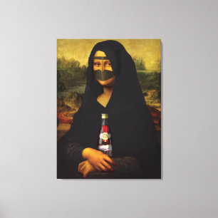 Impressão Em Tela Mona árabe Lisa