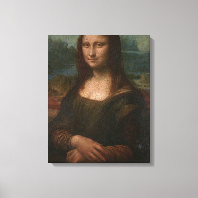 Impressão Em Tela Mona Lisa 36x48 (Frente)