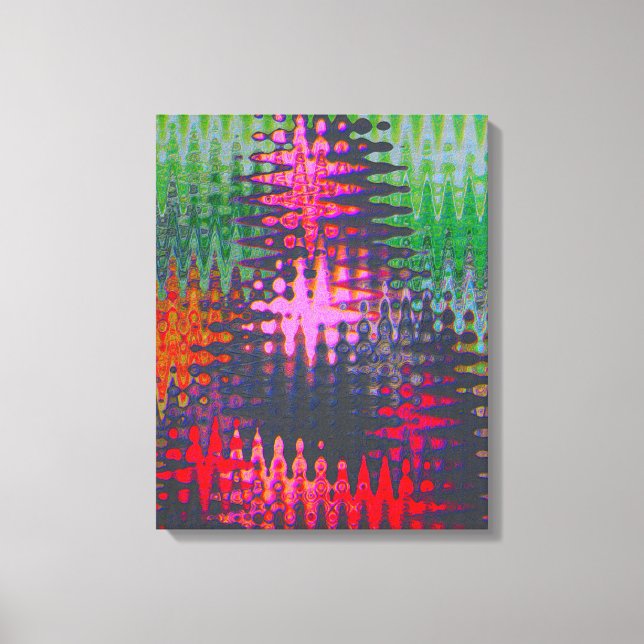 Impressão Em Tela Mona Lisa Abstrato Oil (Frente)