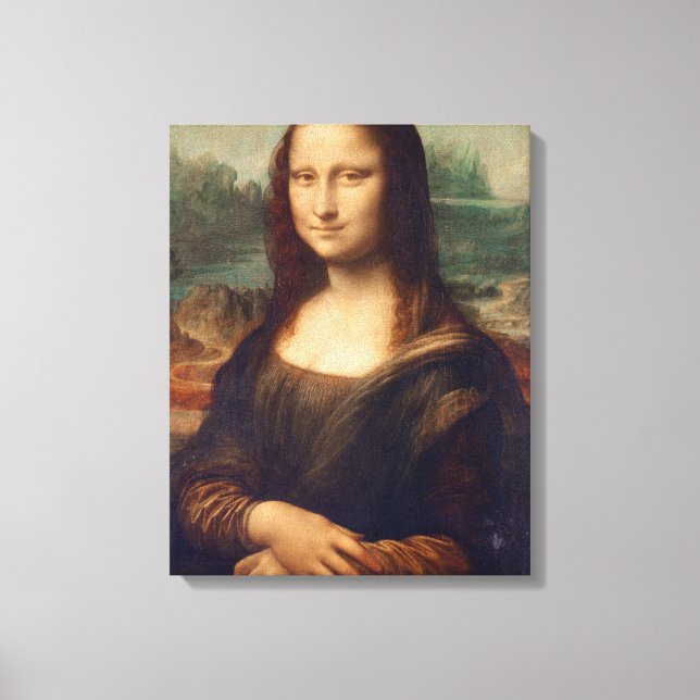 Impressão Em Tela Mona Lisa Painting (Frente)
