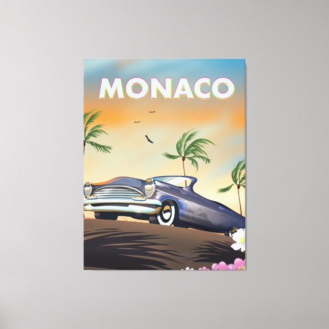 Impressão Em Tela Mônaco (Frente)