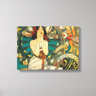 Impressão Em Tela Mônaco Monte Carlo por Alphonse Mucha