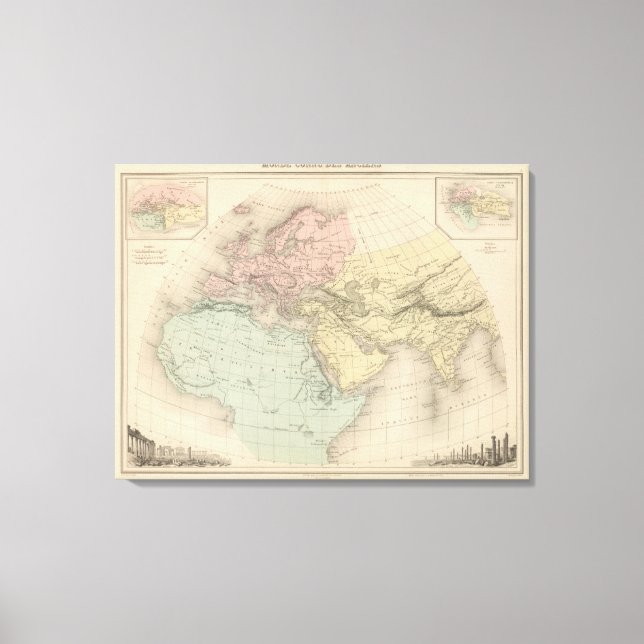 Impressão Em Tela Monde Connu Des Anciens (Frente)