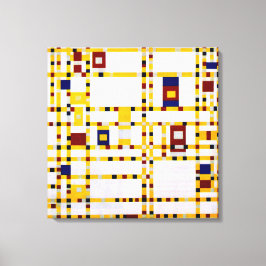 Impressão Em Tela Mondrian - Broadway Boogie Woogie