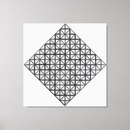 IMPRESSÃO EM TELA MONDRIAN - COMPOSIÇÃO COM A GRADE 3: LOZENGE - 191