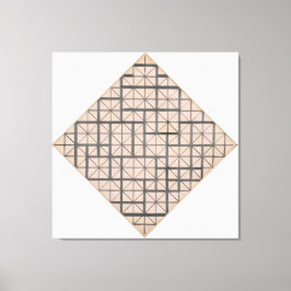 IMPRESSÃO EM TELA MONDRIAN - COMPOSIÇÃO COM A GRADE 4: LOZENGE - 191