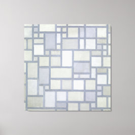 IMPRESSÃO EM TELA MONDRIAN - COMPOSIÇÃO COM A GRADE 7 - 1919 -