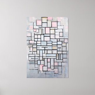 IMPRESSÃO EM TELA MONDRIAN - COMPOSIÇÃO N. º IV COMPOSIÇÃO 6 - 1914