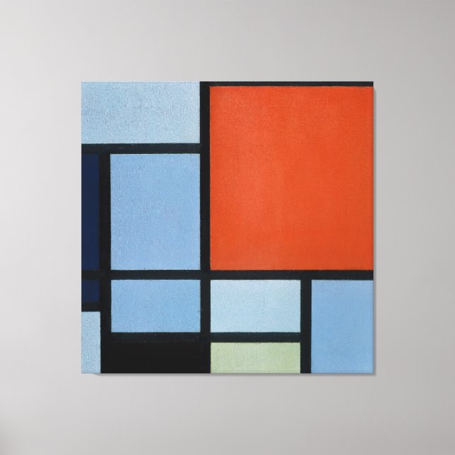 Impressão Em Tela MONDRIAN - COMPOSITION (TABLEAU) - 1921 - De Stijl (Frente)