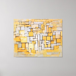 Impressão Em Tela MONDRIAN - Pintura n. º II Comp. XV Comp. 4 - 1913