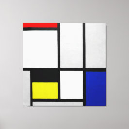Impressão Em Tela MONDRIAN - TABLEAU N. º III - 1922-1925 - De Stijl