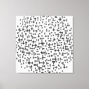 IMPRESSÃO EM TELA MONDRIÃO - COMPOSIÇÃO NO SEGUNDO ESTADO - 1917