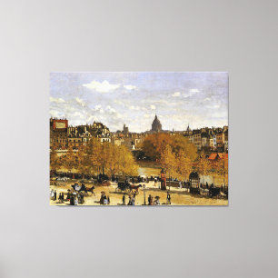Impressão Em Tela Monet - Cais do Louvre,