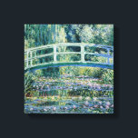 Impressão Em Tela Monet - Lírios de Água e Ponte Japonesa<br><div class="desc">Ponte aquática e japonesa,  famosa pintura de Claude Monet,  1899</div>