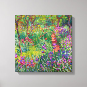 Impressão Em Tela Monet "O Jardim Íris em Giverny"