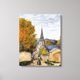 Impressão Em Tela Monet - Rua em Saint-Adresse