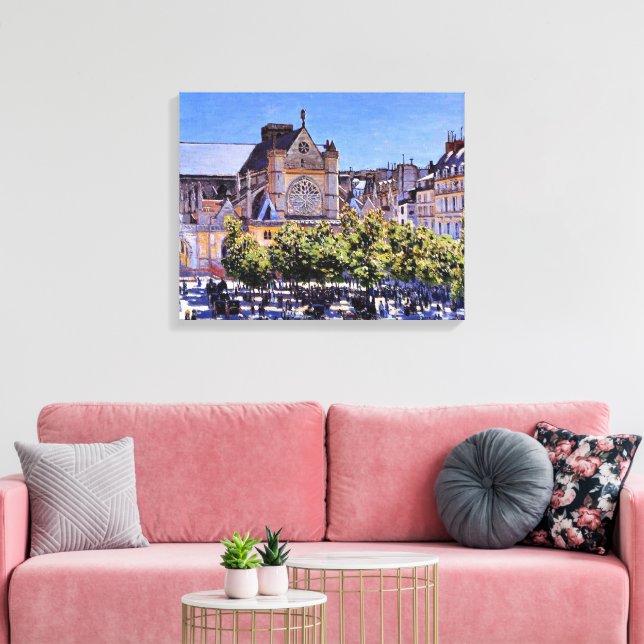 Impressão Em Tela Monet - Santo Germain l'Auxerrois (Insitu(Sala de estar))
