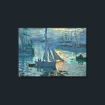Impressão Em Tela Monet - Sunrise (Marinha), pintura de arte<br><div class="desc">Sunrise (Marinha),  pintura de belas artes pelo Impressionista Francês Claude Monet</div>