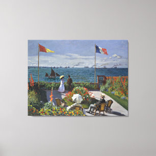 Impressão Em Tela Monet - Terrace em Sainte Adresse