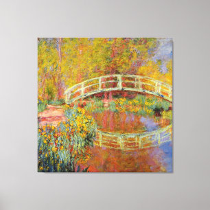 Impressão Em Tela Monet - The Japan Bridge, 1896,