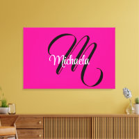 Monograma moderno minimalista, nome inicial rosa q
