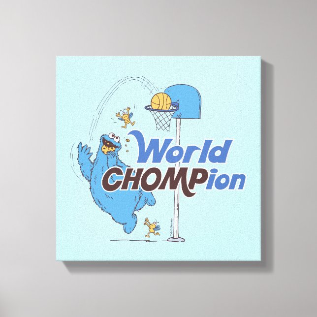 Impressão Em Tela Monstro de cookies | Atiradas De Lúpulo De Basquet (Frente)