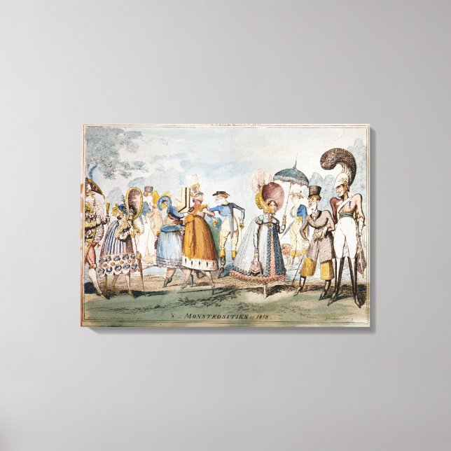 Impressão Em Tela Monstruosidades de 1818 (Frente)
