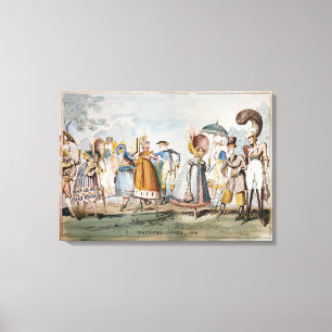 Impressão Em Tela Monstruosidades de 1818