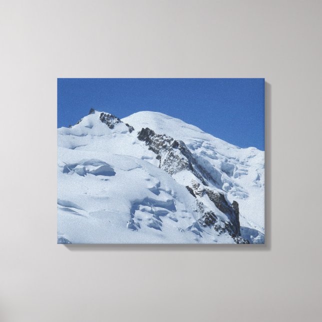 Impressão Em Tela Mont Blanc, Alpes franceses (Frente)