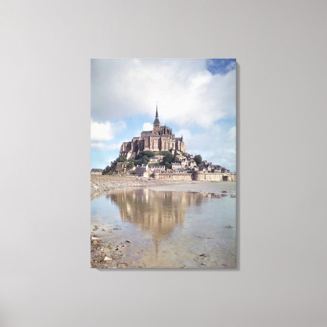 Impressão Em Tela Mont Santo-Michel (Frente)