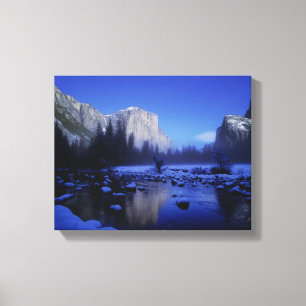 Impressão Em Tela Montanha El Capitan, Parque Nacional de Yosemite,