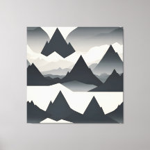 Montanha Minimalista abstrato