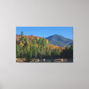 Impressão Em Tela Montanha Whiteface sobre Pequeno Pond de Cherrypat