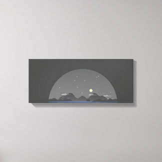 Impressão Em Tela Montanha | Zazzle_Growth.