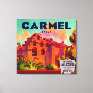 Impressão Em Tela Montanhas alaranjadas de Carmel LabelEast, CA