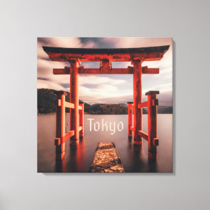 Impressão Em Tela Montanhas do Lago de Tóquio, Japão