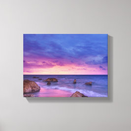 Impressão Em Tela Montanhas e Lagoa Foto da Natureza Cênica