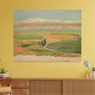 Impressão Em Tela Montanhas perto de Baalbec