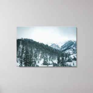 Impressão Em Tela Montanhas Snowy na Geórgia