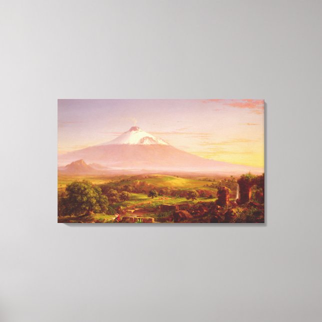 Impressão Em Tela Monte Etna (Frente)