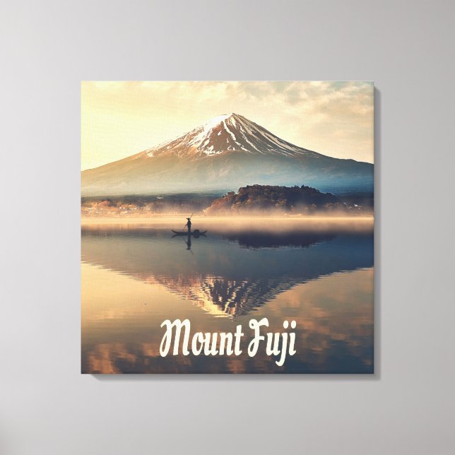 Impressão Em Tela Monte Fuji (Frente)