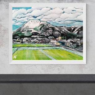 Impressão Em Tela Monte Fuji Painting por Alfred Fox
