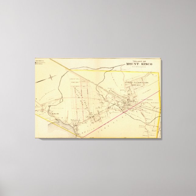 Impressão Em Tela Monte Kisco, Nova Iorque (Frente)