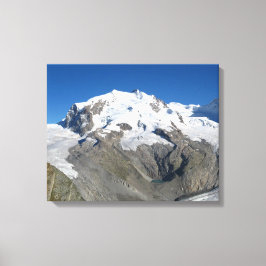 Impressão Em Tela Monte Rosa, Alpes Suíços