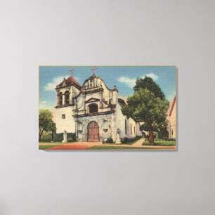 Impressão Em Tela Monterey, California View of Royal Presido Chape