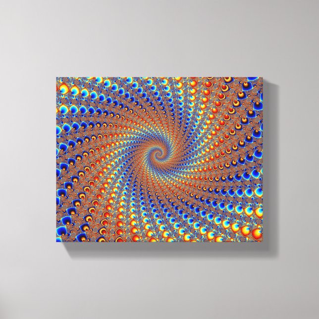 Impressão Em Tela Monterey Fractal Art (Frente)