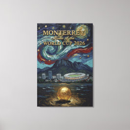 Impressão Em Tela Monterrey 2026 Soccer  Luxury Football Wall Art