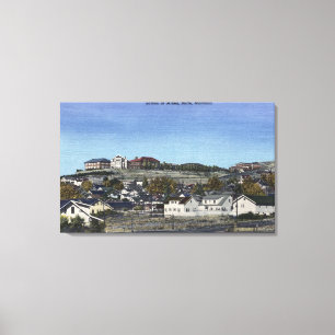 Impressão Em Tela Montículo, Montana - escola da opinião das minas