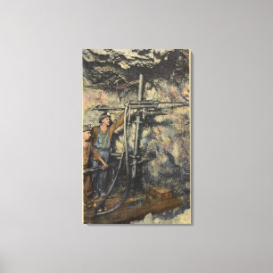 Impressão Em Tela Montículo, Montana - perfuração subterrânea no