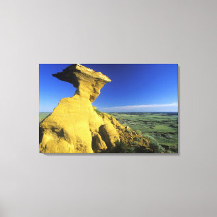 Impressão Em Tela Monumento Sandstone na área de Hell Creek perto